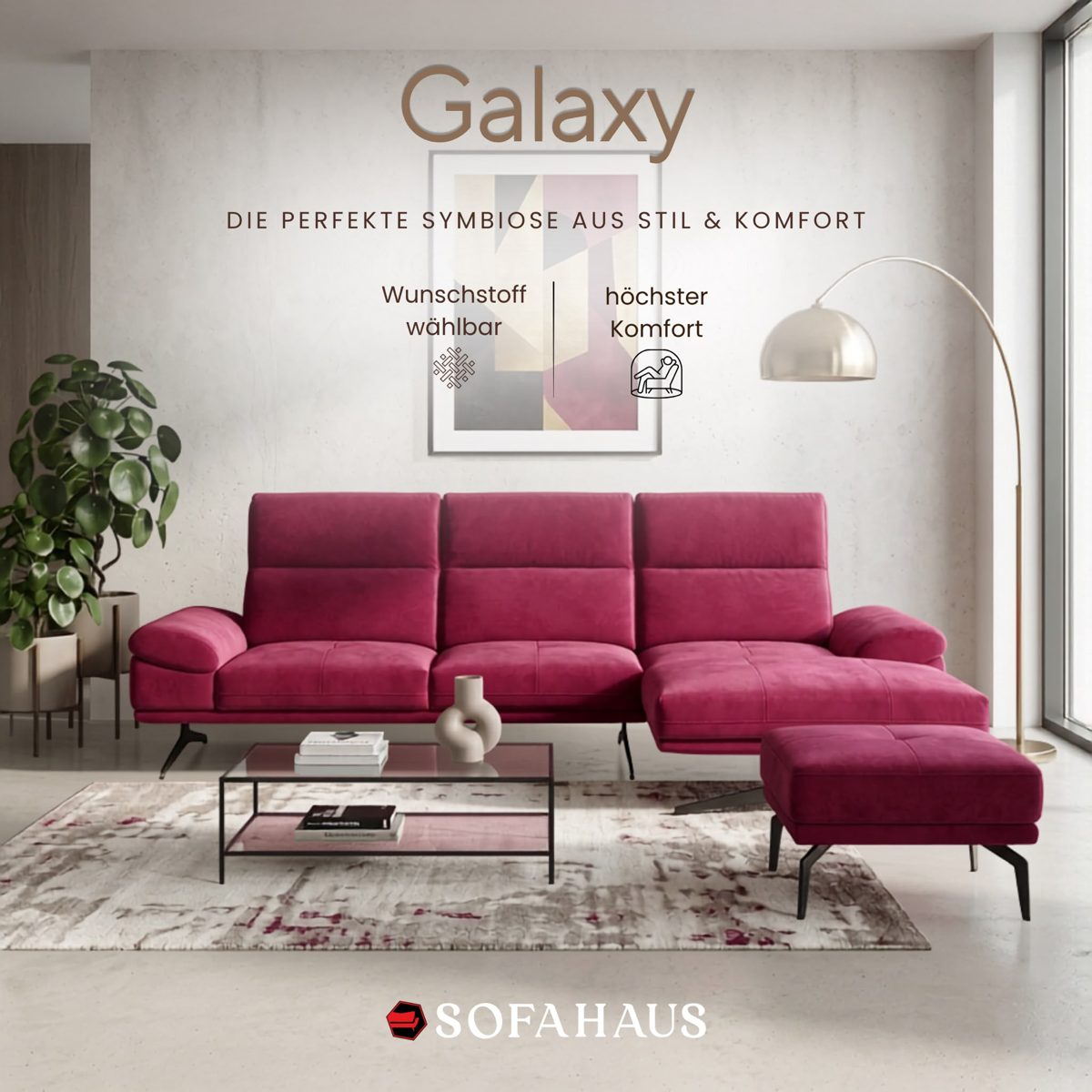 Sofa Galaxy – die perfekte Symbiose aus Stil und Komfort