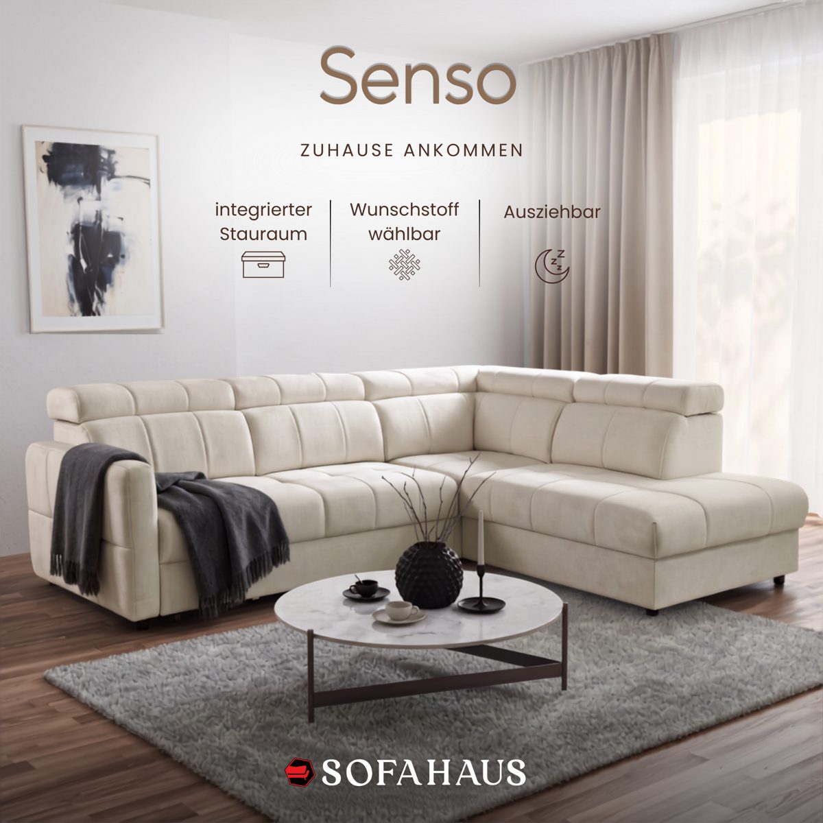 Sofa Senso – Zuhause ankommen